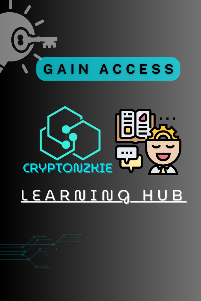 Photo of Cryptonzkie learning hub access for Web3 and Crypto communities.
